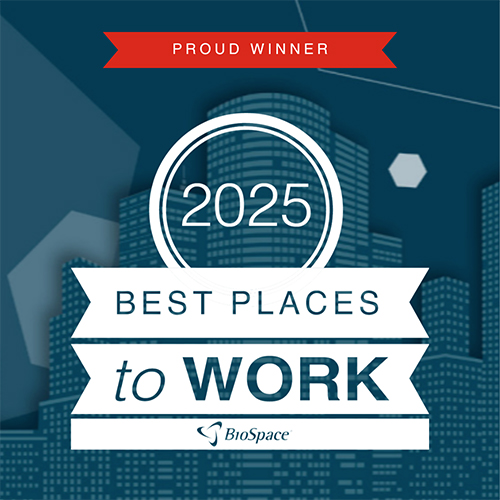 Badge: Proud Winner 2025 Best Places to work - Biospace